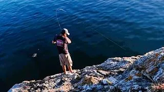 Miniature : 3 sorties sous la canicule .Pêche en mer au leurre