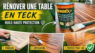 Miniature : Comment Rénover une Table en Teck et la Protéger Pendant 1 An ! 🌳✨