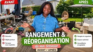 Miniature : 🌿 Rangement et Réorganisation de ma Terrasse : Avant / Après