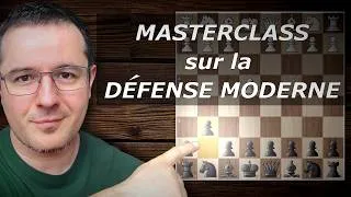 Miniature : Une DÉFENSE MODERNE de CLASSE ROYALE aux ÉCHECS! / RAPIDE PÉDAGOGIQUE