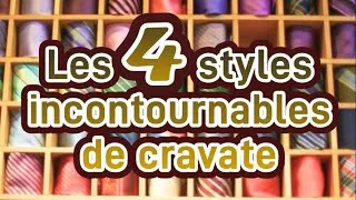 Miniature : Les 4 Styles Incontournables de Cravate
