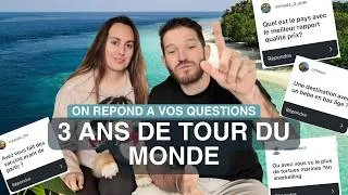 Miniature : FAQ - Tour Du Monde 🌍 On répond à vos questions sur nos 3 ans de voyages !