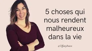 Miniature : ✨5 choses qui nous rendent malheureux dans la vie 🌸
