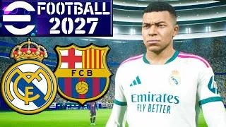 Miniature : eFootball 2027 - REAL MADRID vs BARCELONA | PC Gameplay | Difficulté Légende
