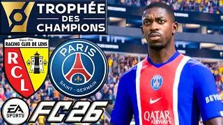 Miniature : FC 26 - PSG vs Lens | Trophées des Champions 2026 | Gameplay Simulation 16 Août 2026