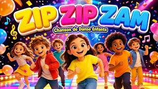 Miniature : ZIP ZIP ZAM 🎉 Chanson de Danse Enfants | Mini Disco, Fête & Chorégraphie