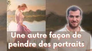 Miniature : Se réconcilier avec le portrait ? Mix paysage + portrait 🎨 (peinture à l'huile/ acrylique)