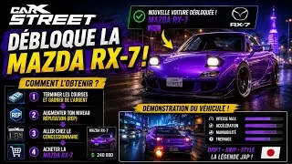 Miniature : Game - play Carx Street où je débloque la Mazda RX-7