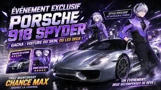 Miniature : [NTE] événement exclusif de la Porsche 918 Spyder plus tuto ou conseil en description