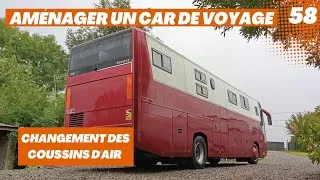 Miniature : CHANGEMENT DES COUSSINS D'AIR // AMÉNAGEMENT D'UN CAR EN CAMPING CAR 6 PLACES
