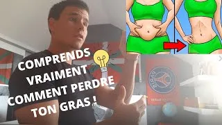 Miniature : Comprends vraiment comment perdre ton gras rapidement et durablement ! Mes conseils