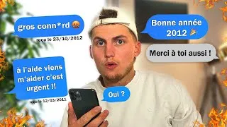 Miniature : 10 ANS APRÈS, JE RÉPONDS À LEURS MESSAGES (comment vont-ils réagir?)