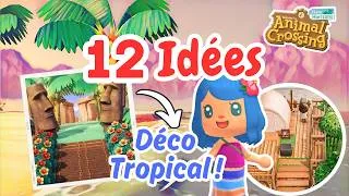 Miniature : 12 IDÉES DÉCO TROPICAL 🏝 Animal Crossing New Horizons 