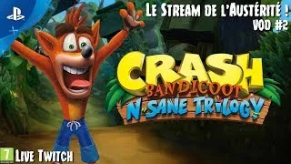 Miniature : Tine's VOD : Le Stream de l'Austérité sur Crash Bandicoot N. Sane Trilogy #2 !