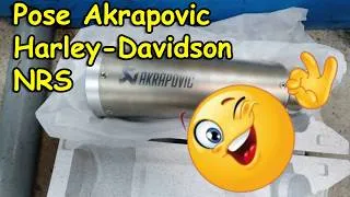 Miniature : [COMMENT MONTER UNE LIGNE AKRAPOVIC SUR HARLEY NRS]