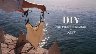 Miniature : Lupe Swimsuit | DIY One Piece Contrast Trim Square Neck Swimsuit | Sewing Tutorial