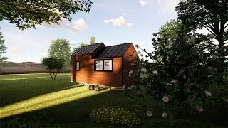Miniature : TinySun : Tiny house intérieur moderne avec mezzanine