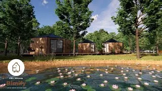 Miniature : Yourte de luxe contemporaine et moderne en kit - Tiny Atome