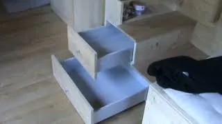 Miniature : TINY HOUSE CONCEPT - (2)TINY HOUSE MODULABLE - CUISINE ET ESCALIER A RANGEMENTS