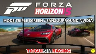Miniature : FORZA HORIZON 5 EN TRIPLE SCREEN SANS SURROUND NVIDIA - C'EST POSSIBLE !