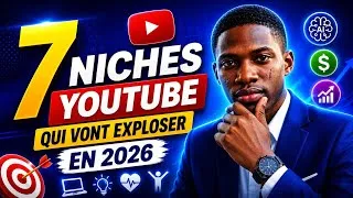 Miniature : 7 niches YouTube qui peuvent exploser en 2026