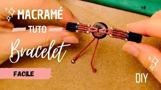 Miniature : TUTO MICRO MACRAMÉ ✨bracelet en macramé facile avec chutes de fils • DIY Macrame