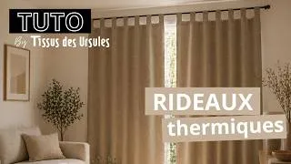 Miniature : TUTO COUTURE : Coudre des rideaux THERMIQUES