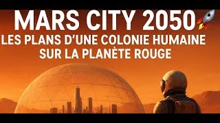 Miniature : MARS CITY 2050 🚀🌌 LES PLANS D’UNE COLONIE HUMAINE SUR LA PLANÈTE ROUGE 🔴