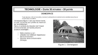 Miniature : Corrigé du brevet blanc - le sujet: DNB 2024 Sciences - Partie Technologie