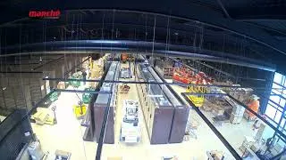 Miniature : Transformation d'un COLRUYT en INTERMARCHÉ - Timelapse et drone FPV