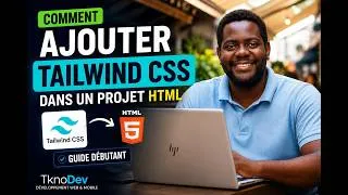 Miniature : Comment installer Tailwind CSS dans un projet HTML | Guide débutant