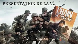 Miniature : CHAIN OF COMMAND V2 - Présentation du livre de règles de la V2