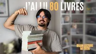 Miniature : J’ai lu 80 LIVRES en 6 mois ! BILAN LECTURES