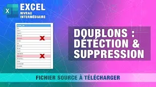 Miniature : Supprimer rapidement les doublons dans Excel