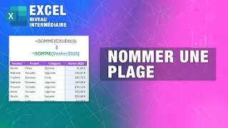 Miniature : Nommer une cellule ou une plage dans Excel (et bien gérer ses noms)