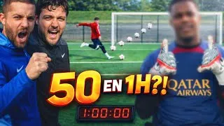 Miniature : 1H POUR METTRE 50 BUTS AU MEILLEUR GARDIEN DE YOUTUBE ! (Challenge Impossible ?)