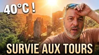 Miniature : 🏰 CANICULE AUX TOURS DE MERLE ! 🔥 On visite une forteresse médiévale en pleine vague de chaleur !