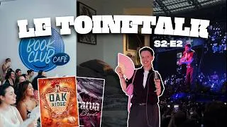 Miniature : LE TOINETALK S2-E2 : PRIME BOOK CLUB CAFE, CONCERT THE WEEKEND, BOOKHAUL...