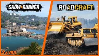 Miniature : Newsrunner 2 avril 2026 - Snowrunner S18 / Roadcraft DLC Crawler / Bus bound FR