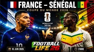 Miniature : [FR]⚽FOOTBALL LIFE 26 ⚽ FRANCE vs SENEGAL ⚽ [PC]