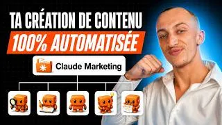 Miniature : Comment Claude automatise 90% de ma création de contenu (système complet)