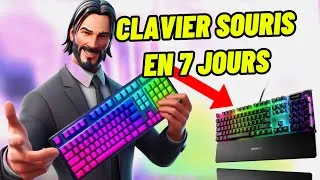 Miniature : 7 JOURS pour passer CLAVIER SOURIS sur Fortnite ?!