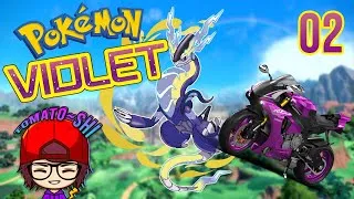 Miniature : Pokémon Violet ! Un pokémon lézard - dragon - chien - MOTO ?! Découverte et Let's play FR 02