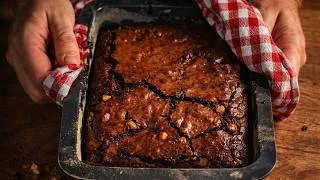 Miniature : Brownie ultra‑fondant et craquant - Recette express 🍫