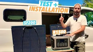 Miniature : Installation Solaire et test du générateur Allpowers R1500 lite et 2 panneaux SF200 !