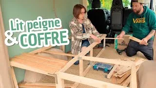 Miniature : On construit un lit peigne de 186x130 dans notre L1H1 ! (Partie 1)