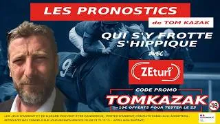 Miniature : 04:53 MERCREDI 17 JUIN 2026 PRONOSTICS QUINTE  TOM KAZAK PMU ZETURF ZE 5 ORDRE