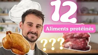 Miniature : Les MEILLEURS Aliments RICHES en PROTEINES pour prendre du muscle (12 aliments)