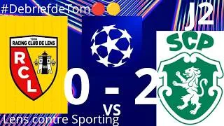 Miniature : #DebriefdeTomLDC🇪🇺(Lens contre Sporting)(0 - 2)la défaite fait mal mais Lens on bien joué allez Lens