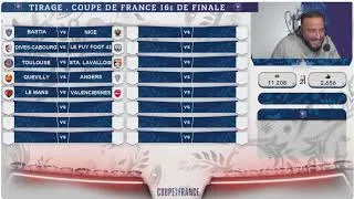 Miniature : TIRAGE AU SORT COUPE DE FRANCE 16EME DE FINALE ! Le PSG OU Lens contre une nationale !!